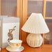 Rattan Pleated Table lamp-DWHOME