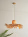 Rattan Straw Hat Pendant Light-DWHOME