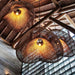 Rattan Wave Pendant Light-DWHOME