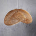 Rattan Wave Pendant Light-DWHOME