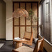Rattan Wave Pendant Light-DWHOME