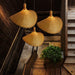 Rattan Weave Hat Pendant Light-DWHOME