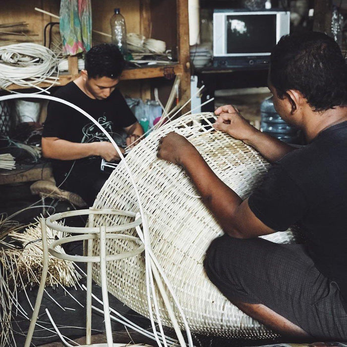 Rattan Pandent Light-DWHOME