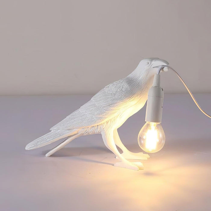 Raven Resin Table Lamp-DWHOME
