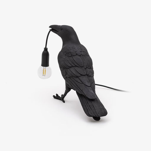 Raven Resin Table Lamp-DWHOME