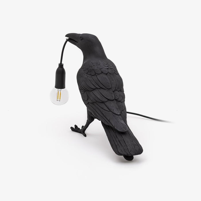 Raven Resin Table Lamp-DWHOME
