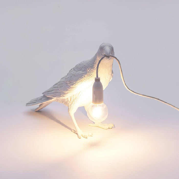 Raven Resin Table Lamp-DWHOME