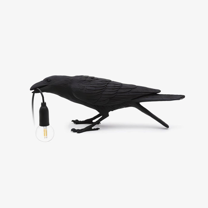 Raven Resin Table Lamp-DWHOME