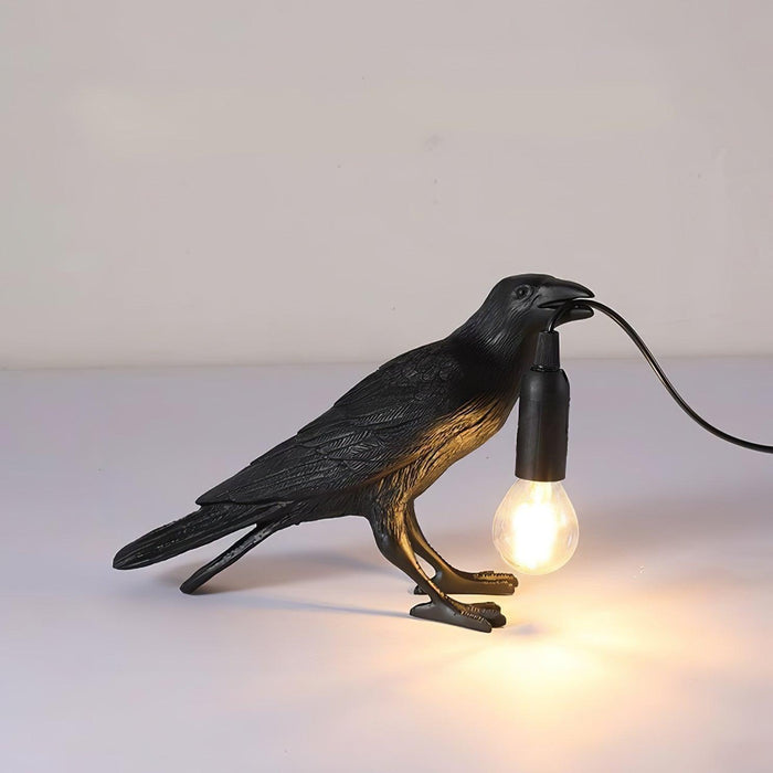 Raven Resin Table Lamp-DWHOME