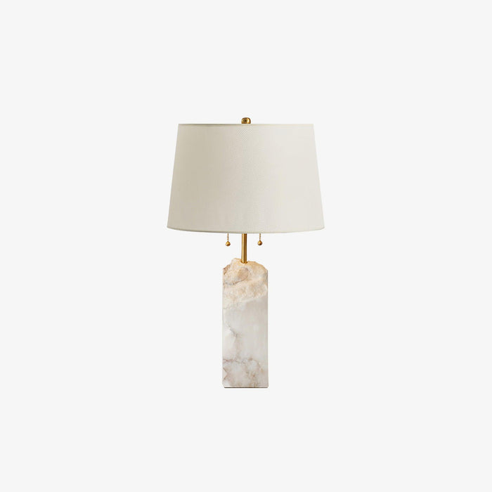 Raw Alabaster Table Lamp-DWHOME
