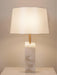 Raw Alabaster Table Lamp-DWHOME
