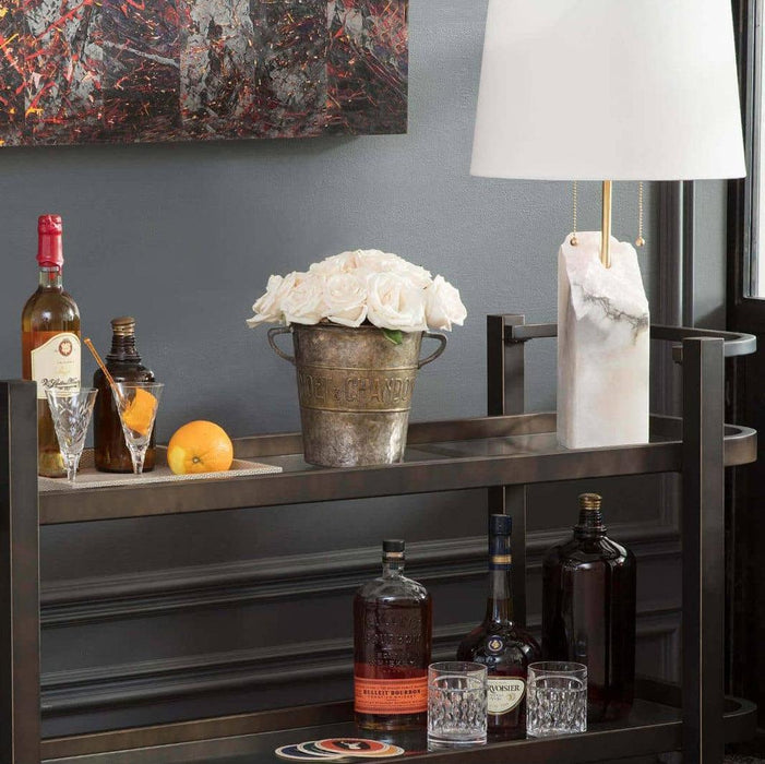 Raw Alabaster Table Lamp-DWHOME