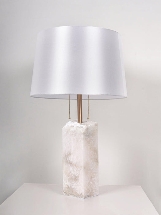 Raw Alabaster Table Lamp-DWHOME
