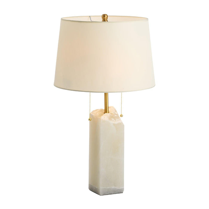 Raw Alabaster Table Lamp-DWHOME