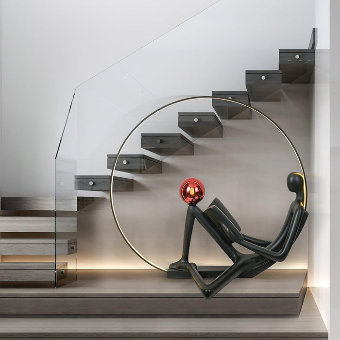 Reader Sculpture Floor Lamp - DWHOME