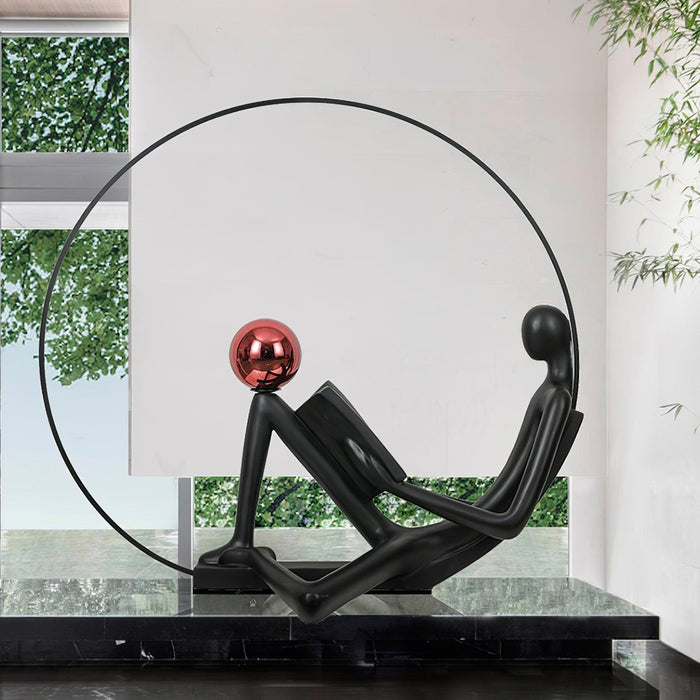 Reader Sculpture Floor Lamp - DWHOME