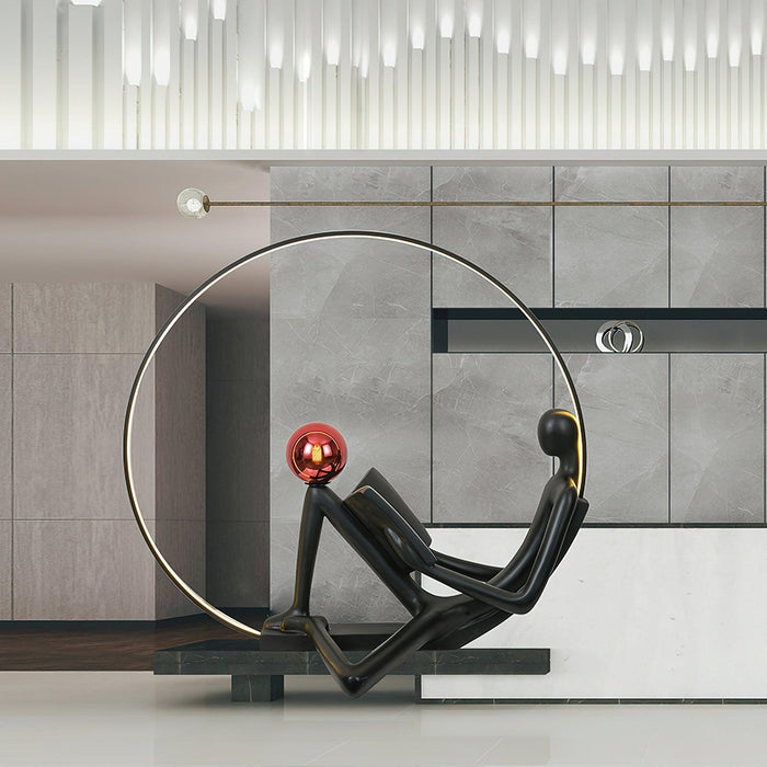 Reader Sculpture Floor Lamp - DWHOME