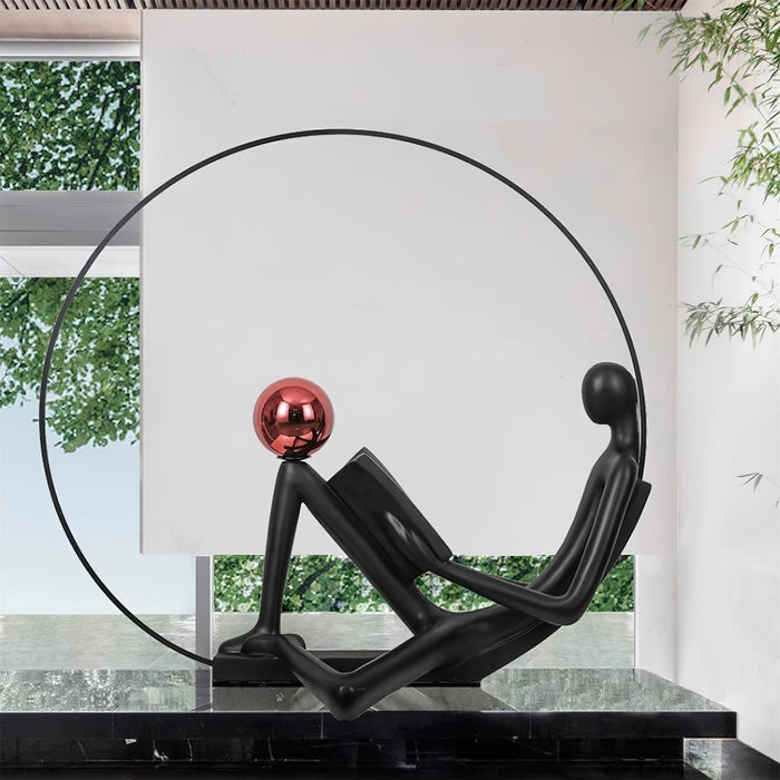 Reader Sculpture Floor Lamp - DWHOME