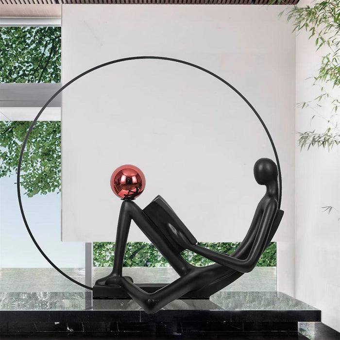 Reader Sculpture Floor Lamp - DWHOME