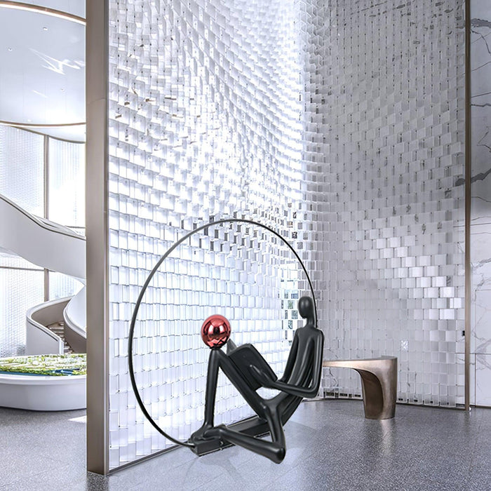 Reader Sculpture Floor Lamp - DWHOME