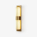 Rectangular Alabaster Brass Wall Sconce - Vakkerlight