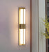Rectangular Alabaster Brass Wall Sconce - Vakkerlight
