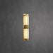Rectangular Alabaster Brass Wall Sconce - Vakkerlight
