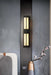 Rectangular Alabaster Brass Wall Sconce - Vakkerlight