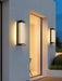 Rectangular Box Solar Outdoor Wall Lamp-DWHOME