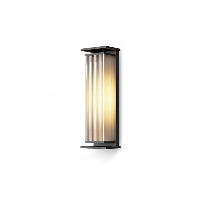 Rectangular Box Solar Outdoor Wall Lamp-DWHOME