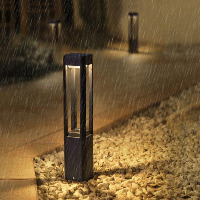 Rectangular Column Garden Outdoor Light-DWHOME