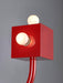 Red Cube Wall Lamp - Vakkerlight