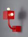 Red Cube Wall Lamp - Vakkerlight