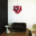 Red Glass Murano Petals Chandelier-DWHOME