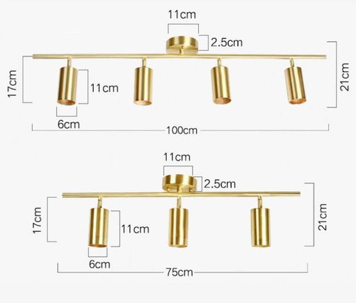 Reeford Modern Minimalist Adjustable Ceiling Light / Wall Light / Track Light - DWHOME