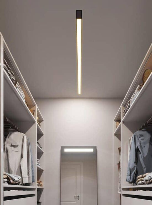 Reetahnna Slim Rectangular Linear Ceiling Lamp - DWHOME