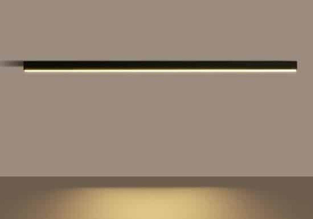 Reetahnna Slim Rectangular Linear Ceiling Lamp-DWHOME