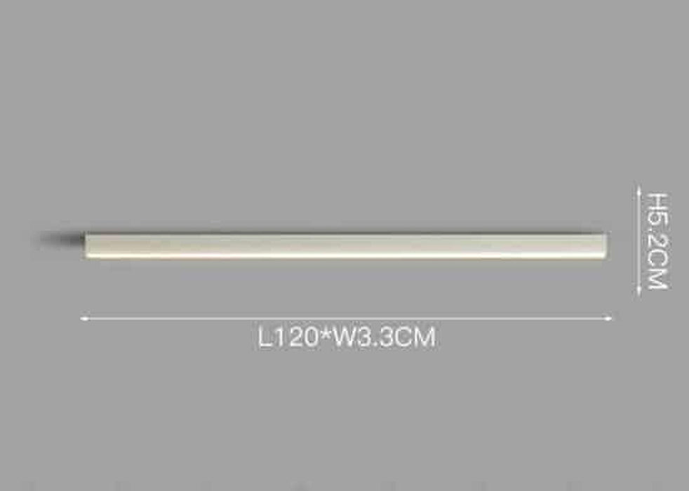 Reetahnna Slim Rectangular Linear Ceiling Lamp-DWHOME