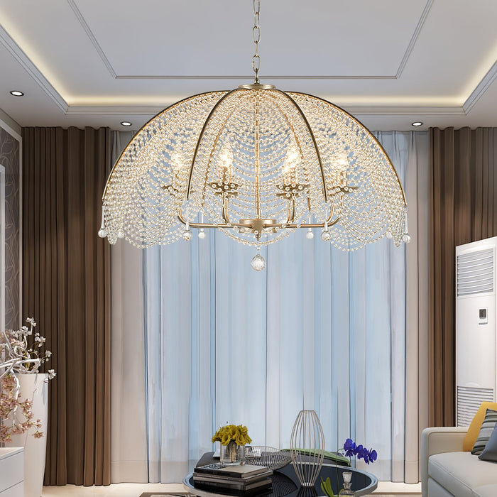 Regency Style Beads Chandelier-DWHOME