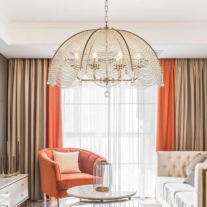 Regency Style Beads Chandelier-DWHOME