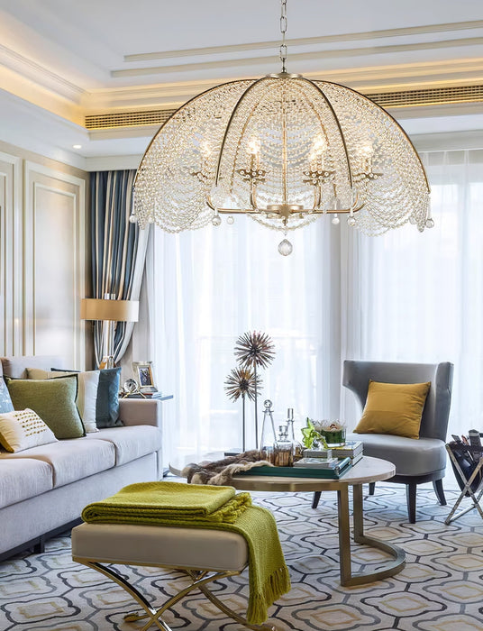 Regency Style Beads Chandelier-DWHOME