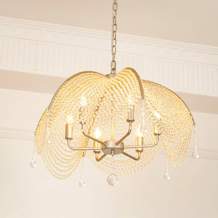 Regency Style Beads Chandelier-DWHOME