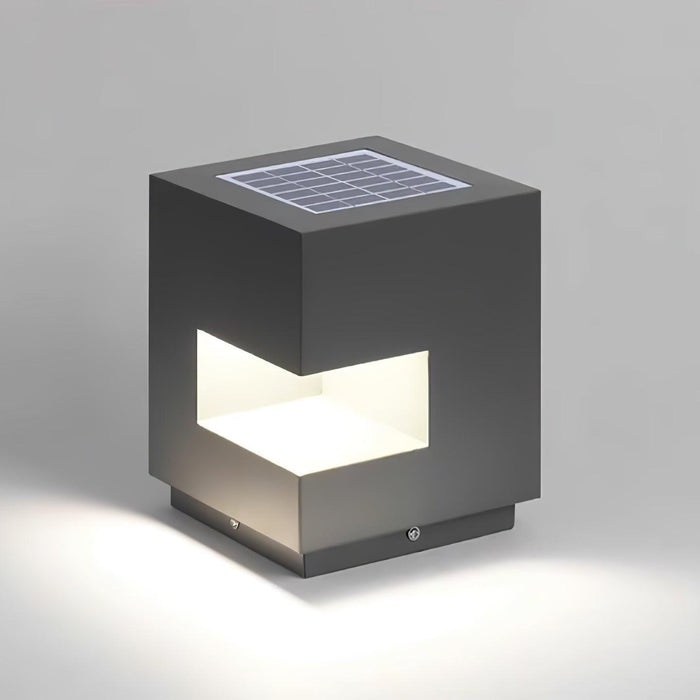 Regular Cube Post Outdoor Light-DWHOME