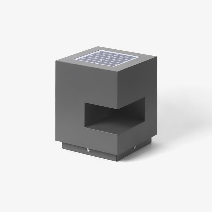 Regular Cube Post Outdoor Light-DWHOME