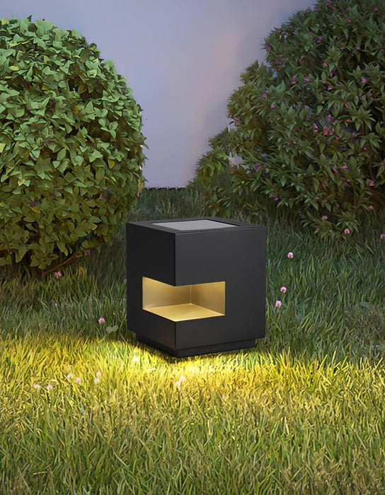 Regular Cube Post Outdoor Light-DWHOME