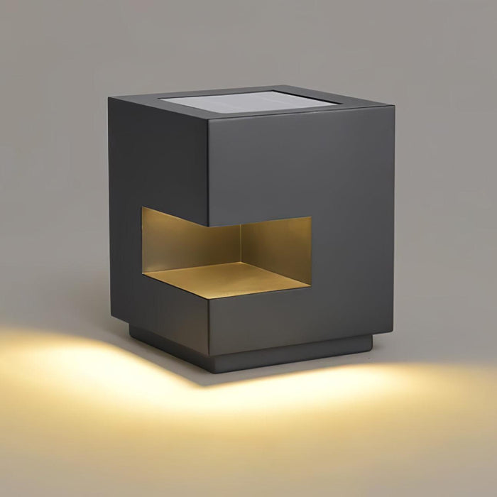 Regular Cube Post Outdoor Light-DWHOME