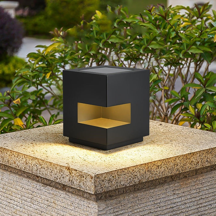 Regular Cube Post Outdoor Light-DWHOME