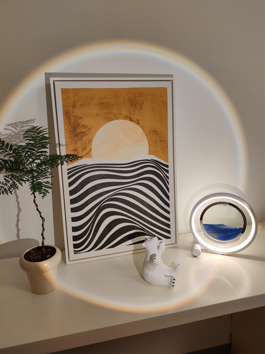 Relaxing Sand Built-in Battery Table Lamp - DWHOME