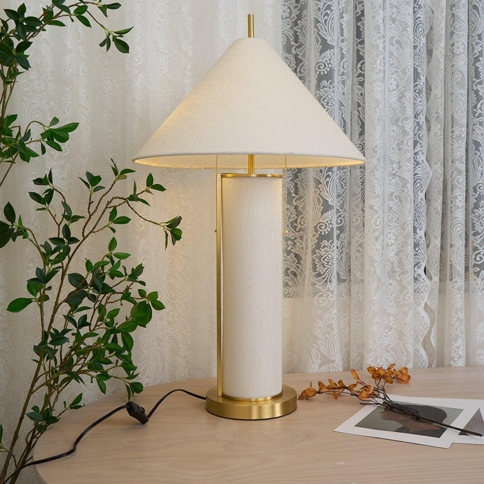 Remi Linen Table Lamp - DWHOME