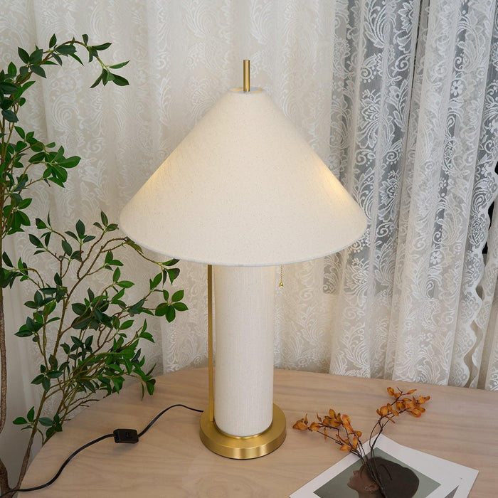 Remi Linen Table Lamp - DWHOME